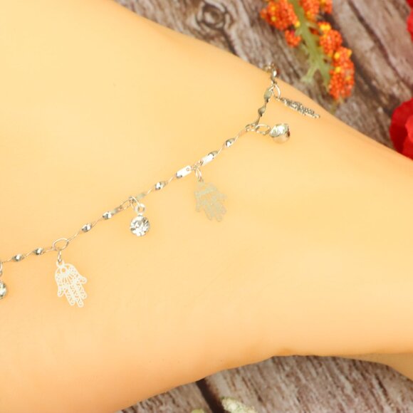 "Dainty Anklet for Women – Elegant Everyday Jewelry & Perfect Gift | MLCRC1289 - Picture 4 of 10